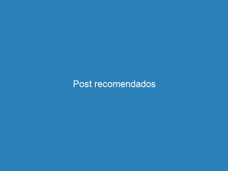 Post recomendados